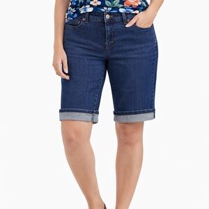 Levi's Dark Blue Women's Bermuda Shorts